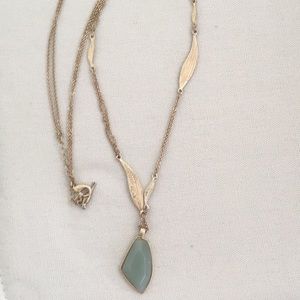 Chloe + Isabel Gilded Reeds Adventurine Pendant